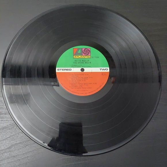 The Divine Miss M by Bette Midler LP Vinyl Record 1972 Atlantic SD 7238 - Picture 8 of 9